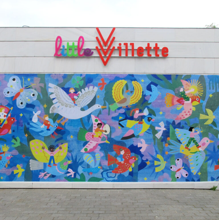 Fresque oiseaux