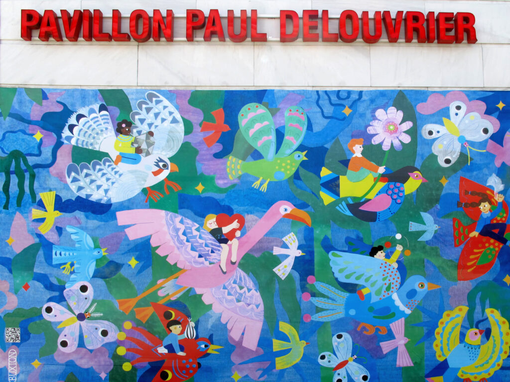Fresque oiseaux, Annabelle Buxton (4/5)