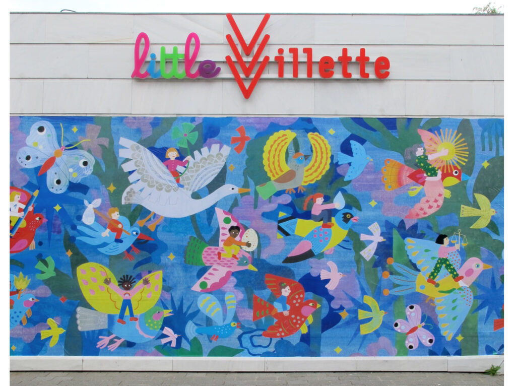 Fresque oiseaux, Annabelle Buxton (2/5)