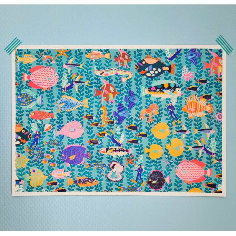 Risographie Aquarium