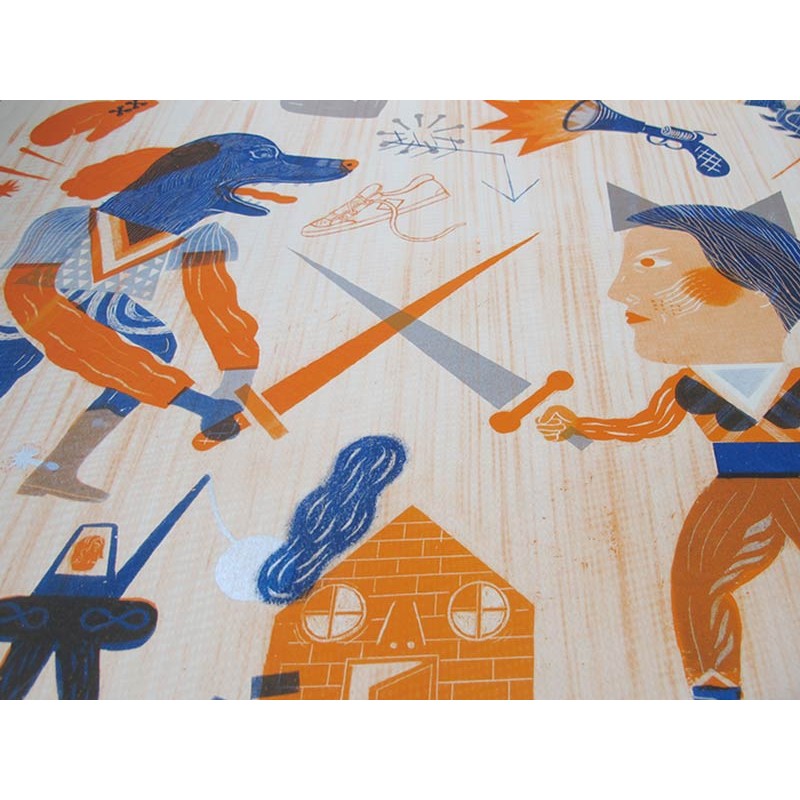 Bastonnade (sérigraphie) – Image 3