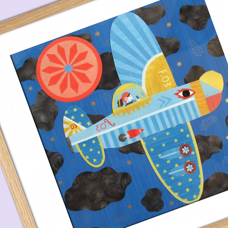 Blue Airplane – Image 2
